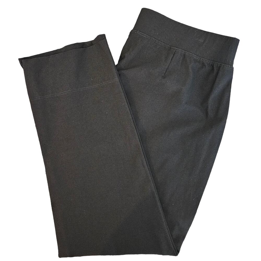 Eileen Fisher Black Stretch Crepe Cropped Pants | Women's‎ Petite Small